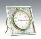 A French Art Deco Desk Clock U