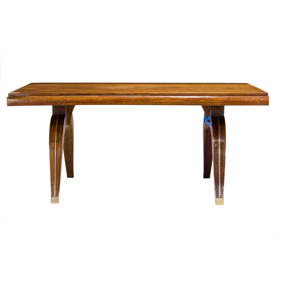 A FRENCH ART DECO DINING TABLE A