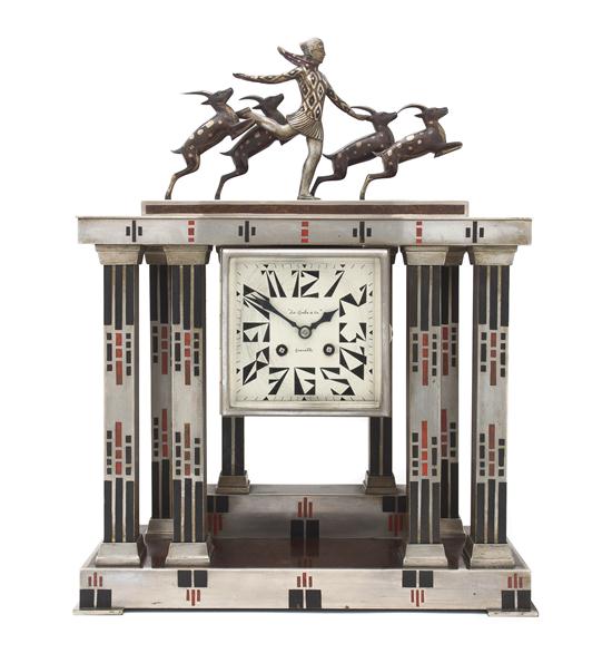 A French Art Deco Figural Clock