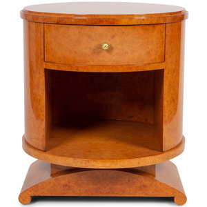 A French Art Deco Figured Walnut