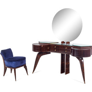 A French Art Deco Macassar Veneered