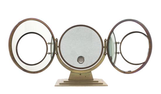 A French Art Deco Style Brass