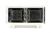 A FRENCH ART MODERNE MIRRORED