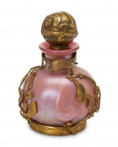 A FRENCH ART NOUVEAU GLASS DRE