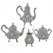 A FRENCH ART NOUVEAU SILVER HO