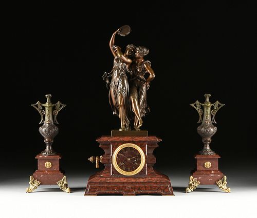 A FRENCH ASSEMBLED THREE PIECE