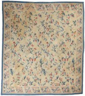 A FRENCH AUBUSSON AREA RUGA Fr