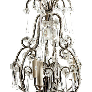 A French Beaded Cast Metal