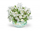 A FRENCH BEADED FLORAL ARRANGE
