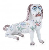 A FRENCH-BELGIAN STYLE PORCELA