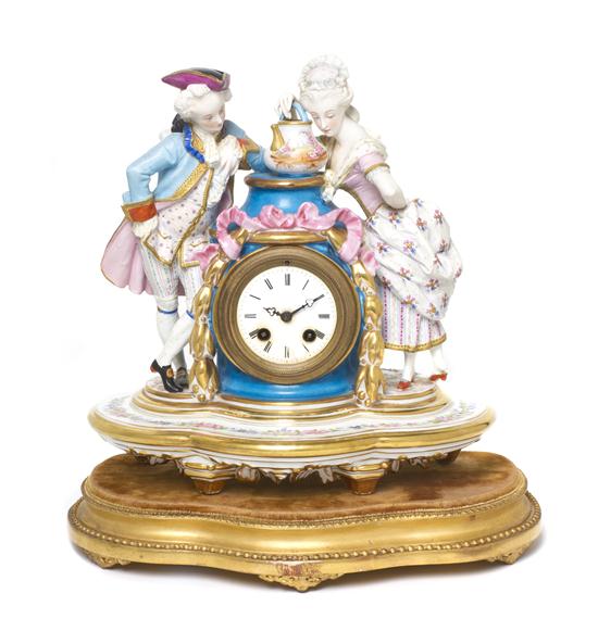 * A French Bisque Porcelain and