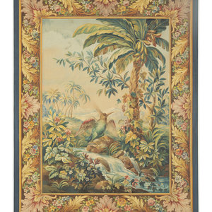 A French Boiserie Wallpaper Panel