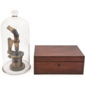 A French Brass Drum Microscope