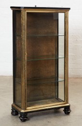 A FRENCH BRASS MOUNTED EBONIZE