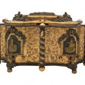 A French Brass Serpentine Jewe