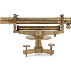 A French Brass Surveyor's Level Ch.