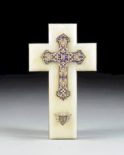 A FRENCH BRONZE AND CHAMPLEVÉ