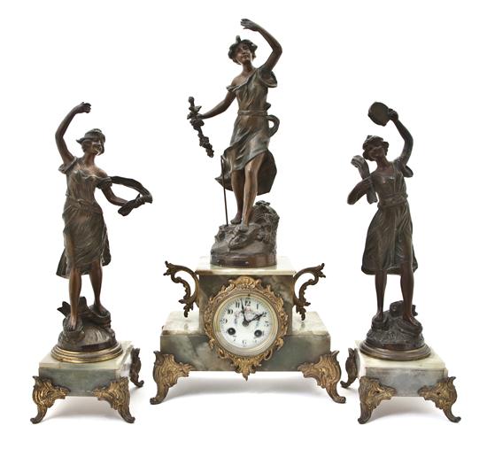*A French Bronze and Onyx