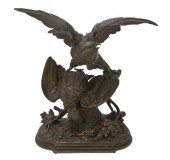 A French Bronze Animalier Grou