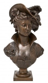A French Bronze Bust Jean-Loui