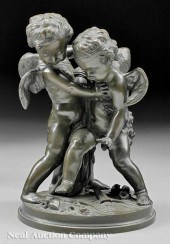 A French Bronze Figural Group