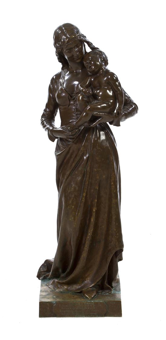 A French Bronze Figural Group