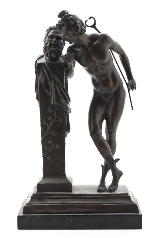 A French Bronze Figural Group after