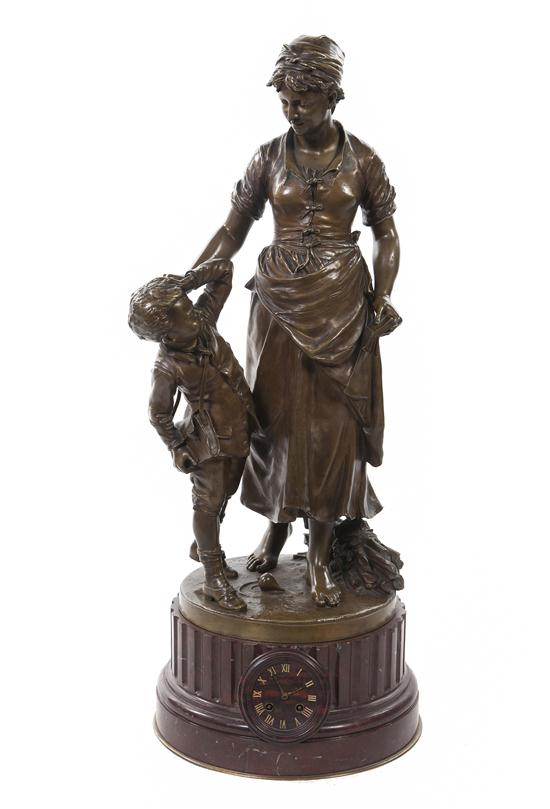 *A French Bronze Figural Group Jean