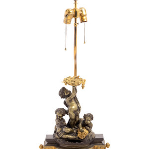 A French Bronze Figural Group