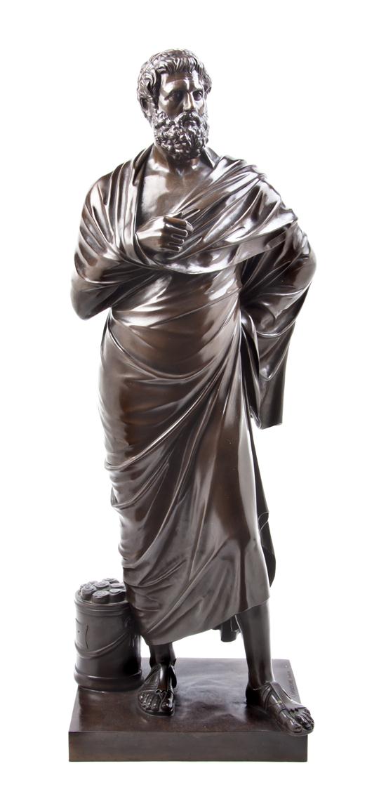 * A French Bronze Figure after