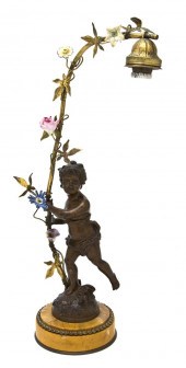 A French Bronze Figure Du Vill