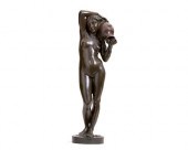 A FRENCH BRONZE FIGURE: LA SOU