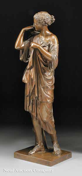 A French Bronze Figure of "Diana