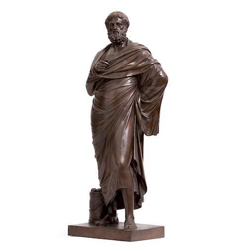 A FRENCH BRONZE FIGURE OF