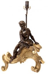 A FRENCH BRONZE FIGURE OF HEPH