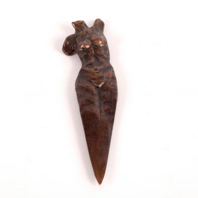 A French bronze letter opener in
