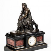 A French Bronze Mantel Clock
M
