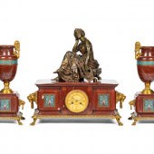 A French Bronze, Marble and Ch