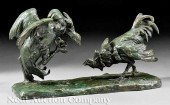 A French Bronze of a "Cockfigh