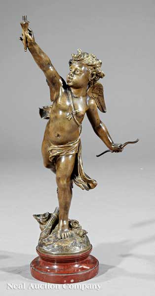 A French Bronze of Eros early