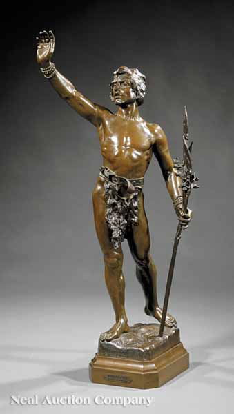 A French Bronze of "Le Messager