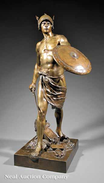 A French Bronze of "Pro-Jure: A