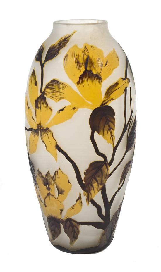 A French Cameo Glass Vase of