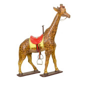 A FRENCH CAROUSEL FIGURE OF GI