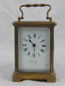 A French carriage clock with