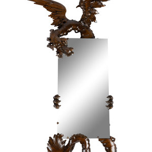 A French Carved Walnut "Dragon"