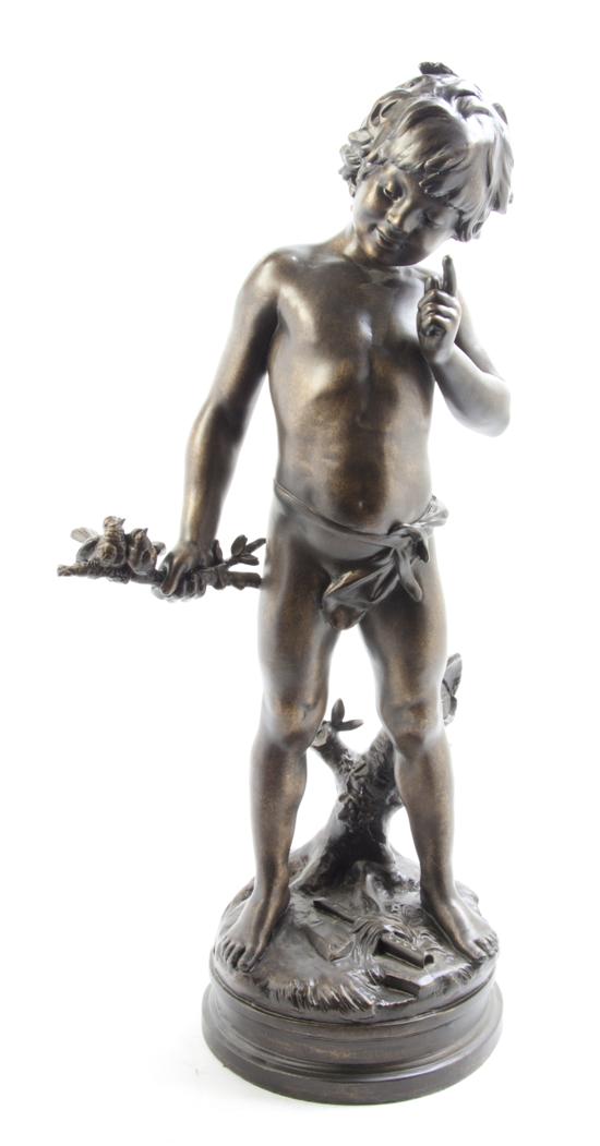 * A French Cast Metal Figure