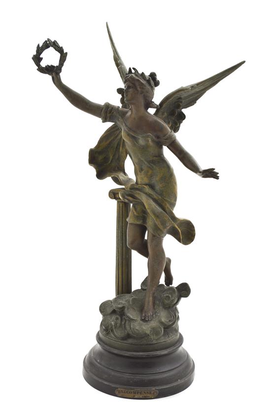 A French Cast Metal Figure after