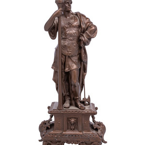 A French Cast Metal Figure of