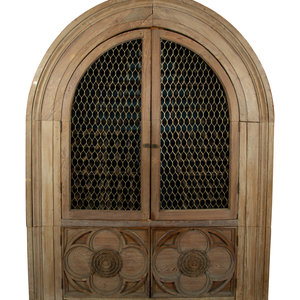 A French Cerused Oak Wine Cabinet